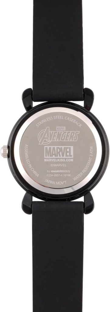 MARVEL Kids' Plastic Time Teacher Analog Quartz Silicone Strap Watch - Image 3