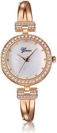 Women Stylish Four-Piece Bangle Analog Quartz Wrist Watch - Image 4