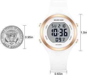 Waterproof Sport Digital Chronograph Strap Watch - Image 5