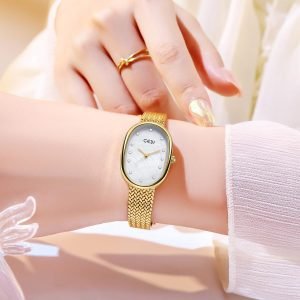 Quartz Watch - 30m Waterproof, Stainless Steel Mesh Band - Image 2