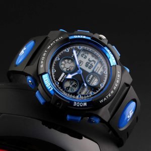 Kids Sports Watch Waterproof Boys Multi-Function Digital Wristwatch LED Alarm Stopwatch - Image 7