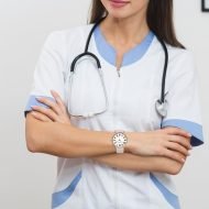 Nurse Watch for Nurses Doctors Women Men,Waterproof Analog Watches with Luminous Dial and Japanese Quartz Movement,Easy to Read Military Time Watch with Second Hand, 12/24 Hours,Silicone Band - Image 5