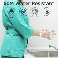 Nurse Watch for Women, Students, Men - Featuring Military Time, Luminous Easy-Read Dial, 12/24 Hour Display, Second Hand and 50M Water Resistance with Silicone Band - Image 3