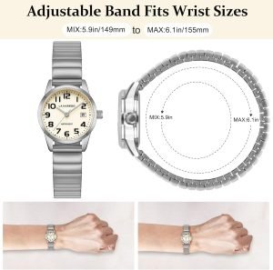 Watches for Women Watch, Waterproof Watches with Stainless Steel - Image 6