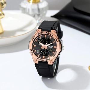 Womens Digital Watch Sport Waterproof Watch Watches LED Backlight Alarm Stopwatch Wrist Watches - Image 2
