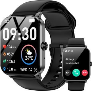 Smart Watch, 1.85" HD Smartwatch , Fitness Watch with 120+ Sport Modes, Waterproof, Heart Rate