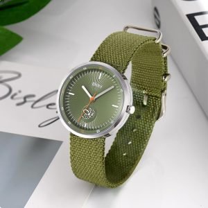 38MM Unisex Watch Easy to Read Waterproof Nylon Strap Watch - Image 2
