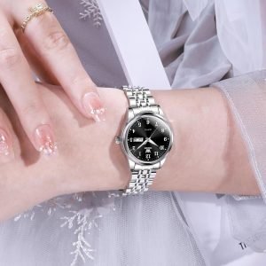 Watches Date and Day Watches with Silver Gold Stainless Steel - Image 7