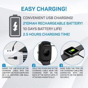 Smart Watch Heart Rate Sleep Monitor Waterproof Activity Fitness - Image 7