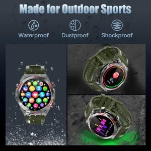 Smart Watch, 1.52-Inch Touch Screen  Smartwatch with Text and Call, Heart Rate and Activity Trackers - Image 5