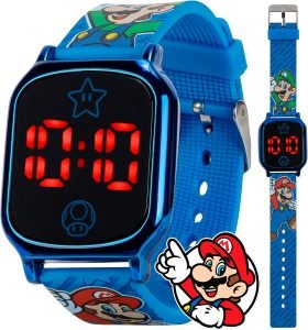 Accutime Super Mario Watch: Show Off Your Blue Time-Telling Skills!