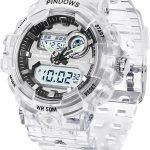 Digital Sports Watch 7 Color LED Light Large Digital Display