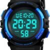 Digital Sport Outdoor Multifunctional Chronograph LED Waterproof Alarm Calendar Watch