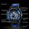 Kids Sports Watch Waterproof Boys Multi-Function Digital Wristwatch LED Alarm Stopwatch